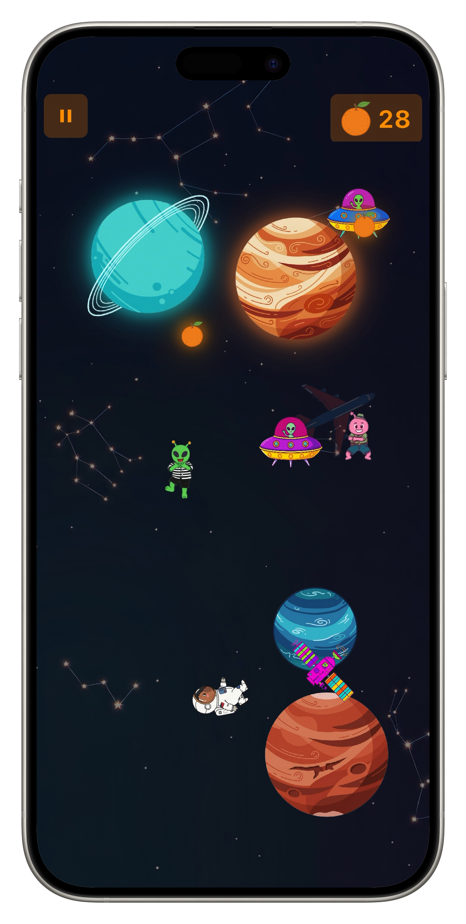 Orange Space gameplay screenshot 2