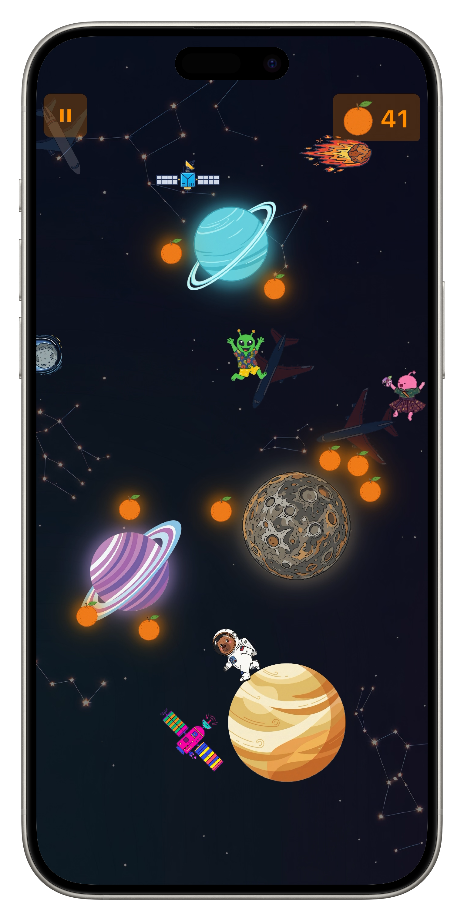 Orange Space gameplay screenshot 4